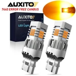 Auxito Amber 7443/7440 Led Front Turn Signal Light Bulbs No Hyper Flash Canbus. Fixed Price $18.04.