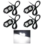 GZ5CG Rock Lights White 4 Pods 18LEDS 210 Degree Wide Packs,. Fixed Price $35.64.