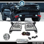 For Chevy Silverado 1500 2019-2020 W/ Switch Bumper Led Fog Lights Driving Lamps. Fixed Price $33.39.
