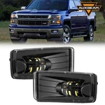 Auxbeam Black Led Fog Light For 2007-2015 Chevrolet Silverado Avalanche Suburban. Fixed Price $79.99.