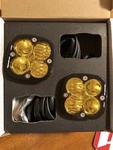 Baja Designs Squadron Pro Led 3" Pod Lights Pair Amber Driving/combo & Harness. Fixed Price $419.00.