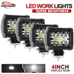 4X Inch Led Work Light Bar Flood Spot Pods Offroad Fog Driving Atv Truck. Fixed Price $24.99.
