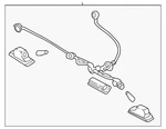 Genuine Hyundai 2016-2018 Tucson License Lmp 92501-D3101. Fixed Price $80.18.