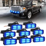 Xprite Blue 20 Led Surface Flush Mount Grille Strobe Flashing Lights Kit Deck. Fixed Price $124.69.