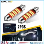 Auxito 2* White 6418 6411 36MM Led License Plate Tag Light Bulbs Car Accessori. Fixed Price $8.99.