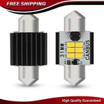 2X White 31MM Festoon Smd Dome Map Courtesy Cargo Led Light Bulbs DE3175 DE3022. Fixed Price $10.06.