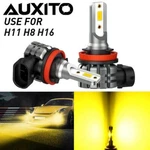 Auxito 2X Yellow Led Kit H11 H8 H9 3000K Fog Light Bulbs Noiseless Fanless. Fixed Price $18.71.