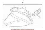 Genuine Oem Fog Light Front Passenger Right For Bmw 63177177176. Fixed Price $254.87.