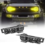 Sunpie Led Flood Beam Fog Lights Turn Signal Mount Bracket Ford Bronco 21-25. Fixed Price $170.99.
