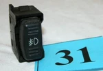 94-96 Camaro Black With White Print Front Fog Light Off Control Switch. Fixed Price $18.95.