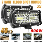 2X Inch Led Light Bar 300W 30000LM Spot Flood Combo Beam IP67 For Truck Jeep. Fixed Price $14.99.