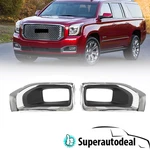 Pair Fog Light Lamp Bezel Trim Cover For Gmc Yukon Xl 2015-2020 Lh Rh Chrome. Fixed Price $27.79.