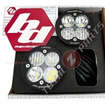 Baja Designs Squadron-r Sport Led Round Lights Pair Clear Driving/combo, Wiring. Fixed Price $249.95.
