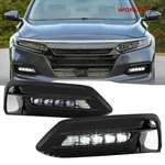Front Bumper Led Fog Light Assembly Drl For Honda Accord 2018-2019 Left+right. Fixed Price $52.32.