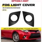 Pair Fog Light Bezel Trim Set For 2014-2016 Toyota Corolla Front Lamp Covers L&r. Fixed Price $25.32.