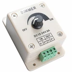 Manual Led Strip Light Brightness Dimmer Switch 12V-24V 8A Mountable Controller. Fixed Price $10.58.