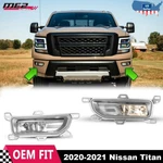 For 2020-2025 Nissan Titan Fog Lights Clear W/ Bezels+wiring Kit+switch Pair. Fixed Price $89.99.