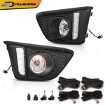 Fit For 2014-2017 Honda Jazz Front Bumper Fog Lights 1PAIR W/wiring & Bezels. Fixed Price $54.69.