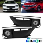 Fit 19-20 Honda Civic Bumper Fog Light Driving Lamp Repalcement W/switch Harness. Fixed Price $58.99.