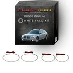 White Angel Eye Led Halo Kit For 2005-2007 Dodge Magnum Headlights. Fixed Price $104.30.