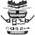 18PCS For 19-22 Honda Hr-v Grille Kits Radiator Cover Fog Lights Bumper Brackets. Fixed Price $120.59.
