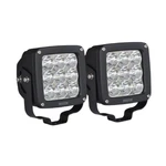 Westin 09-12219A-PR Pair Of Black Square Axis Spot Beam Led Auxiliary Lights. Fixed Price $159.98.