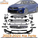 New Front Bumper Cover Grille W/ Fog Lights Complete 2019 2021 Kia Forte. Fixed Price $684.00.