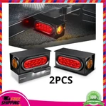 Nilight 2PCS Steel Trailer Boxes, 6INCH Red Tail & 2INCH Amber Side Marker. Fixed Price $59.36.