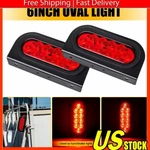 2PCS 6 Inch Red Led Trailer Stop Turn Tail With Mounting Bracket. Fixed Price $28.49.