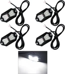 Rock Lights White 4 Pods 18LEDS 210 Degree Wide Angle IP68 Packs,. Fixed Price $38.97.