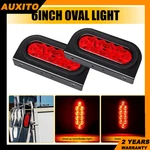 Waterproof 6INCH Red Oval Light W/ Mounting Bracket 2PCS Trailer Auxito. Fixed Price $28.49.