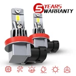 Auimsoco H11 Led Headlight Bulb Low Beam Fanless 8000K Pure White Plug Play 2PCS. Fixed Price $44.98.