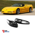 For Chevy Corvette C5 1997 2004 Front Bumper Fog Lights Clear Lens Housing Black. Fixed Price $500.00.