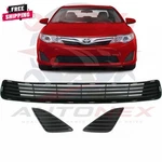 Front Bumper Grille & Fog Light Cover Left Right For 2012-2014 Toyota Camry. Fixed Price $48.60.