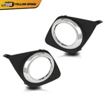 Fit For 2009-2012 Toyota RAV4 Pair Front Bumper Fog Light Cover Trim Bezel. Fixed Price $16.30.