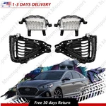 4PCS Front Led Fog Lamp Drl & Bezels Cover For 2018 2019 Hyundai Sonata Sport. Fixed Price $183.97.