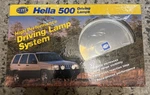 Pair Hella Comet 500 Driving Lamp White Spot Light With Cover. Fixed Price $199.99.