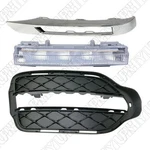 3X Rh Passenger Front Bumper Fog Light & Trim For Mercedes X204 GLK350 2013-2015. Fixed Price $40.71.