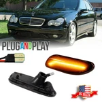 Smoked Led Amber Side Marker Light For 01-07 Mercedes Benz W203 C-class C200 300. Fixed Price $29.99.