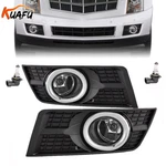 Kuafu Pair Fog Lights W/bumper Lamp Bezel Cover For Cadillac Srx 2010-2016 Lh&rh. Fixed Price $32.99.