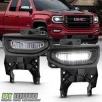 2016 2017 2018 Gmc Sierra 1500 Led Bumper Fog Lights Lamps W/switch & Bracket. Fixed Price $88.99.