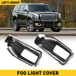Fog Light Covers For 2015-2020 Gmc Yukon Xl Denali Sle Slt Left+right Side Black. Fixed Price $56.04.