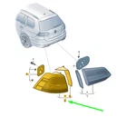 New Vw Golf Variant MK7 Rear Left Outer Led Tinted Taillight 5G9945095G. Fixed Price $430.26.