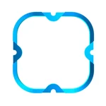 Kc Hilites Flex Era 4 Color Bezel Ring Blue (ea). Fixed Price $19.99.