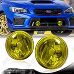 4" Round Chrome Reflector Yellow H3 55W Fog Light Lamps+switch+relay+bulbs. Fixed Price $36.99.