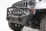 Fab Fours Stubby Bumper W/ Pre-runner Guard Winch Mount JK07-B1952-1 Fits 2007-2. Fixed Price $495.25.