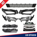 7PCS Lower Grille +fog Lights Bezels W/bulb Bumper Brackets For Kia Optima 11-13. Fixed Price $69.99.