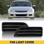 Pair Front Bumper Fog Light Grille Cover For 2006-07 Honda Accord Special. Fixed Price $18.99.