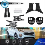 Lh&rh Front Led Fog Lights Lamps Bumper &bezel Kits For 2017-2018 Kia Sportage. Fixed Price $79.38.