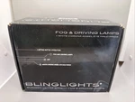 Bling Led Fog Driving Lamps BL5000K Kit 2 Light Set White Corona Angel Eye. Fixed Price $59.87.
